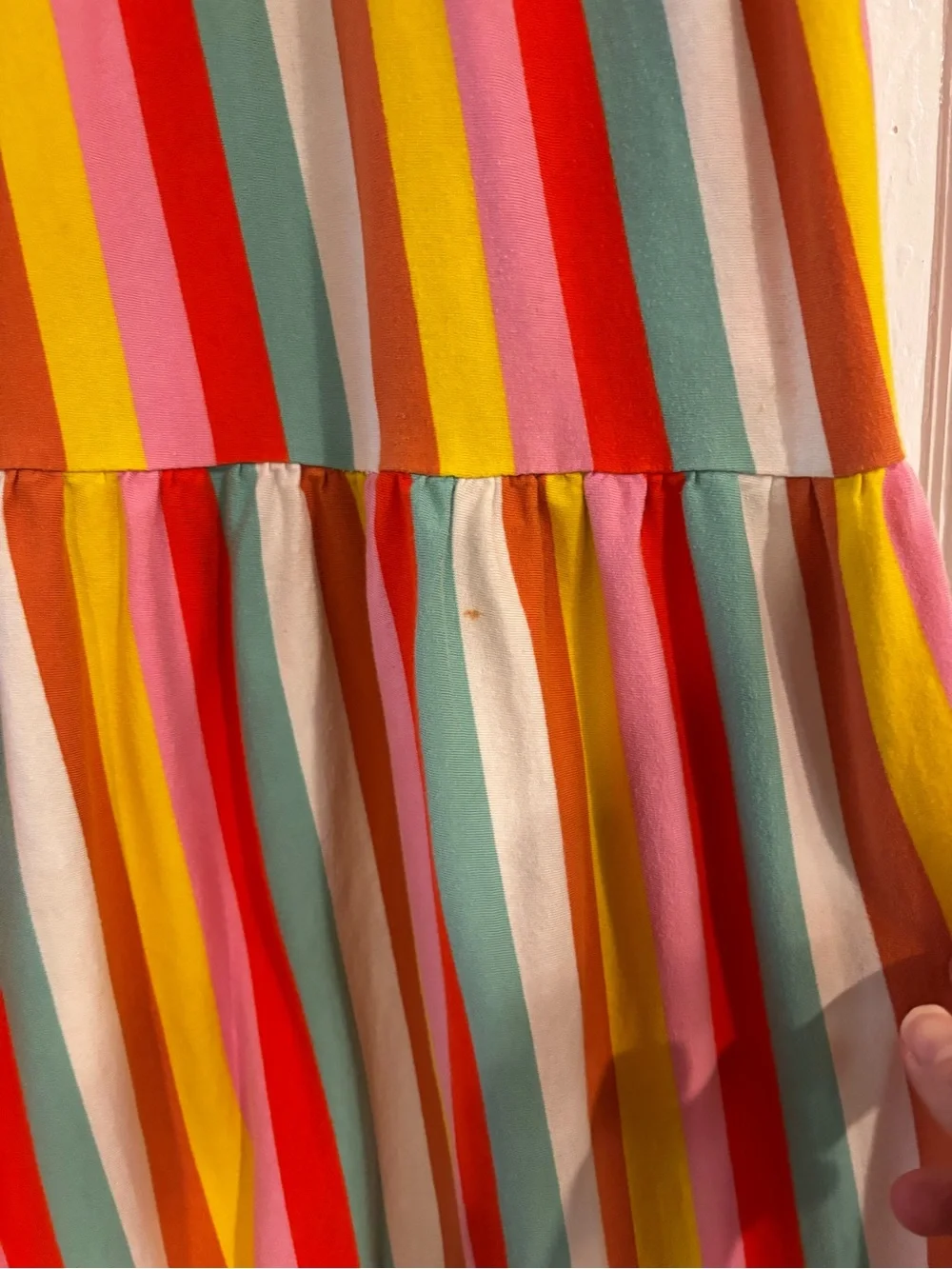 J. Crew Multi-Color Striped Maxi Dress